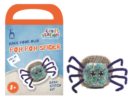 Pom Pom Spider green/blue