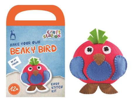 Beaky Bird pink/blue